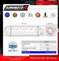 CF MOTO 450 MT 2025 Motorcycle Muffler Auspuff Sportauspuff Silencer Echappement Silencieux Scarico Scarichi Escape Wydech Tłumik HP6 BLACK Dominator Exhaust System 4