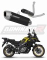 exhaust muffler DOMINATOR S6 BLACK fits to Suzuki DL 650 VStrom 2017  2025