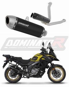 Suzuki DL 650 V-Strom 2017 - 2025 Toba de esapament S6 NEGRU + dB killer