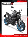 complete exhaust system with muffler DOMINATOR Full System HP8 BLACK fits to Yamaha MT 07 2025  6