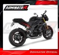 exhaust muffler DOMINATOR GPS fits to Triumph Speed Triple 1050 2011  2016 4
