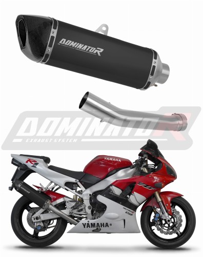 exhaust muffler DOMINATOR HP6 BLACK fits to Yamaha YZF R1 1000 RN01 1998  1999
