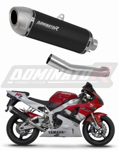 Yamaha YZF R1 1000 RN04 2000 - 2001 Toba de esapament S6 NEGRU + dB killer