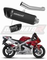 exhaust muffler DOMINATOR homologated road legal HP6 BLACK fits to Yamaha YZF R1 1000 RN04 2000  2001