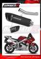 exhaust muffler DOMINATOR homologated road legal HP6 BLACK fits to Yamaha YZF R1 1000 RN04 2000  2001 2