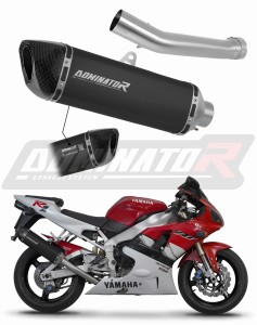 Yamaha YZF R1 1000 RN01 1998 - 1999 Toba de esapament omologata EU HP6 NEGRU