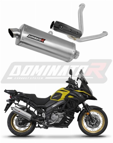exhaust muffler DOMINATOR P7 fits to Suzuki DL 650 VStrom 2017  2025