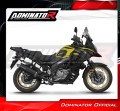 Suzuki DL 650 V-Strom 2017 - 2025 EXHAUST Muffler Auspuff Sportauspuff Silencer Echappement Silencieux Scarico Scarichi Escape Wydech Tłumik P7 BLACK Dominator Exhaust System 3