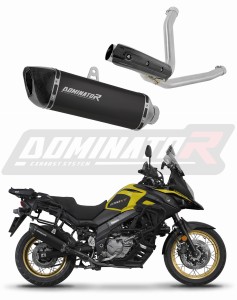 Suzuki DL 650 V-Strom 2017 - 2025 Toba de esapament HP6 NEGRU + dB killer