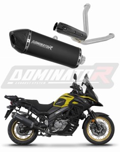 Suzuki DL 650 V-Strom 2017 - 2025 Toba de esapament HP7 NEGRU + dB killer