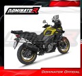 exhaust muffler DOMINATOR HP7 BLACK fits to Suzuki DL 650 VStrom 2017  2025 4
