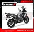 exhaust muffler DOMINATOR S6 BLACK fits to Honda VFR 1200X Crosstourer 2012  2020 3