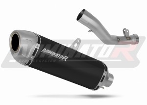 Suzuki GSXR 1000 K9 L0 L1 2009 - 2011 Right Side Toba de esapament S6 NEGRU + dB killer