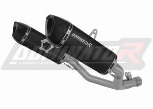 Suzuki GSXR 1000 K9 L0 L1 2009 - 2011  Toba de esapament HP6 NEGRU + dB killer