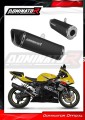 wydech tłumik DOMINATOR HP6 CZARNY pasujący do motocykla Suzuki GSXR 750 K1-K5 2001 - 2005 2