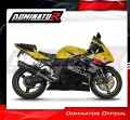 exhaust muffler DOMINATOR HP6 BLACK fits to Suzuki GSXR 750 K1K5 2001  2005 5