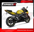 Suzuki GSXR 600 K1 K5 2001 2005 Motorcycle Muffler Auspuff Sportauspuff Silencer Echappement Silencieux Scarico Scarichi Escape Wydech Tłumik GP Black Dominator Exhaust System 2