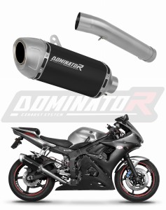 Yamaha YZF R6 2003 - 2005 Exhaust Silencer Muffler S6 Shorty BLACK + dB killer