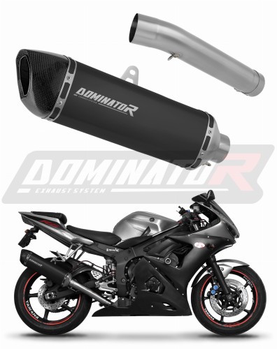 exhaust muffler DOMINATOR HP6 BLACK fits to Yamaha YZF R6 2003  2005