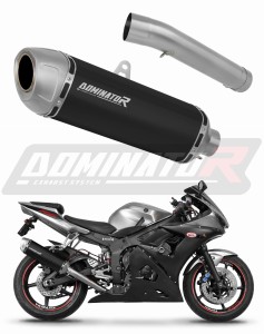 Yamaha YZF R6 2003 - 2005 Toba de esapament S6 NEGRU + dB killer