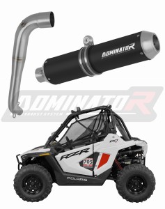 Polaris RZR 200 2022 - 2025 Toba de esapament MX NEGRU + dB killer