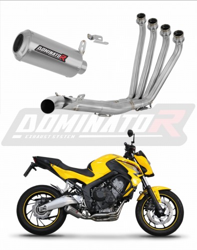 complete exhaust system with muffler DOMINATOR Full System GP fits to Honda CBR 650 F 2014  2018 7