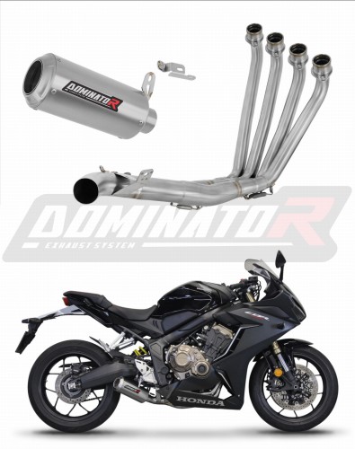 complete exhaust system with muffler DOMINATOR Full System GP fits to Honda CBR 650 R 2019  2023 8