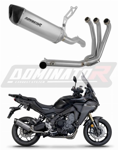kompletny układ wydechowy z tłumikiem DOMINATOR Full System Tytanowy HP6 pasujący do motocykla Yamaha Tracer 9 / GT 2025 - 2026