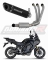 kompletny układ wydechowy z tłumikiem DOMINATOR Full System HP8 CZARNY EX pasujący do motocykla Yamaha Tracer 9 / GT 2025 - 2026