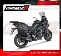 complete exhaust system with muffler DOMINATOR Full System HP6 BLACK EX fits to Yamaha Tracer 9 / GT 2025  2026 5