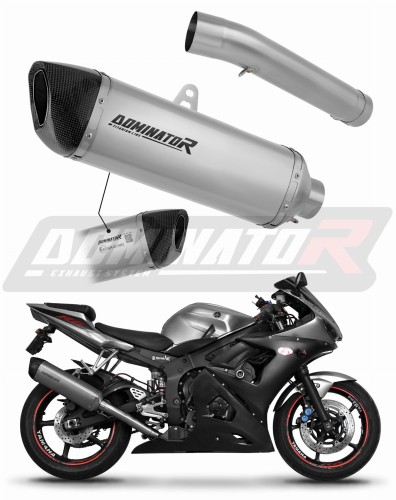exhaust muffler DOMINATOR homologated road legal titanium HP6 fits to Yamaha YZF R6 2003  2005 6