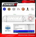 wydech tłumik DOMINATOR Homologowany HP6 CZARNY pasujący do motocykla Yamaha YZF R6 2003 - 2007 4