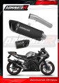 wydech tłumik DOMINATOR Homologowany HP6 CZARNY pasujący do motocykla Yamaha YZF R6 2003 - 2007 6