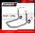 DOMINATOR stainless steel rear motorcycle stand   5