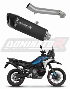 CF MOTO 800 MT-X 2025 Toba de esapament HP6 NEGRU + dB killer