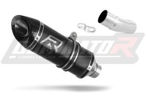 Kawasaki ZX6R 636 2009 - 2024 Low Level Toba de esapament HP8 NEGRU + dB killer
