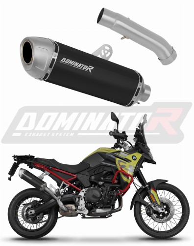 exhaust muffler DOMINATOR S6 BLACK fits to BMW F900 GS 2024  2026