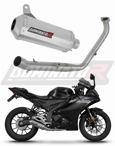 kompletny układ wydechowy z tłumikiem DOMINATOR Full System OV G2 pasujący do motocykla Yamaha YZF R125 2024 - 2025