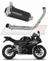 kompletny układ wydechowy z tłumikiem DOMINATOR Full System OV G2 CZARNY pasujący do motocykla Yamaha YZF R125 2024 - 2025