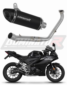 Yamaha YZF R125 2024 - 2025 (Euro 5+) Sistem complet cu colector si toba de esapament HP8 NEGRU + dB killer