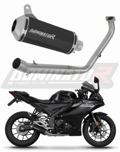 Yamaha YZF R125 2021 - 2024 (Euro 5) Sistem complet cu colector si toba de esapament OV G2 NEGRU + dB killer