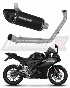 Yamaha YZF R125 2021 - 2024 (Euro 5) Sistem complet cu colector si toba de esapament HP8 NEGRU + dB killer
