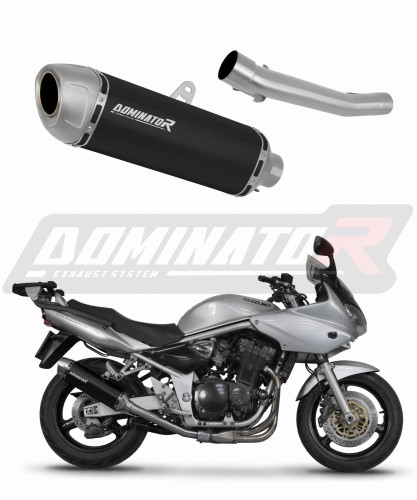exhaust muffler DOMINATOR S6 BLACK fits to Suzuki GSF BANDIT 1200 2001  2005 5
