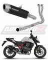 Honda CB 750 Hornet 2023 Full System Motorcycle Muffler Auspuff Sportauspuff Silencer Echappement Silencieux Scarico Scarichi Escape Wydech Tłumik S6 Black Noir Nero Negro Dominator Exhaust System x