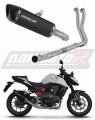 complete exhaust system with muffler DOMINATOR Full System HP6 BLACK fits to Honda CB 750 Hornet 2023