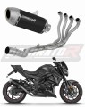 complete exhaust system with muffler DOMINATOR Full System S6 BLACK fits to Suzuki GSXS 750 2017  2020