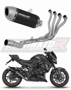 Suzuki GSX-S 750 2017-2020 Sistem complet cu colector si toba de esapament S6 NEGRU + dB killer