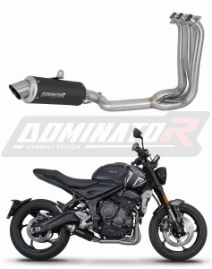 Triumph Trident 660 2021 - 2024 Sistem complet cu colector si toba de esapament GPF NEGRU + dB killer