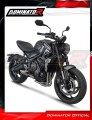 Triumph Trident 660 2021 2024 Full System Motorcycle Muffler Auspuff Sportauspuff Silencer Echappement Silencieux Scarico Scarichi Escape Wydech Tłumik GPF Dominator Exhaust System 3