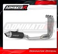 complete exhaust system with muffler DOMINATOR Full System GPF BLACK fits to Triumph Trident 660 2021  2024 2
